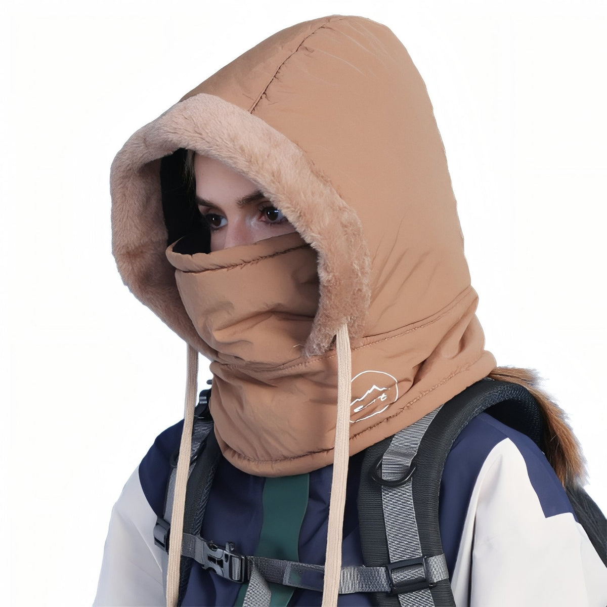Cagoule chaude randonnée hiver avec protection visage | Esprit Baroudeur
