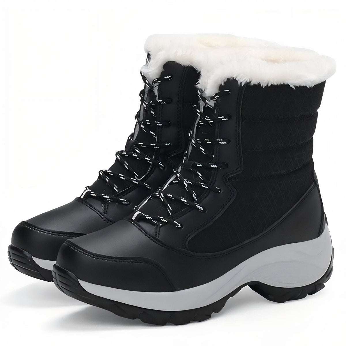 Bottes randonnée neige fourrées pour hiver froid | Esprit Baroudeur