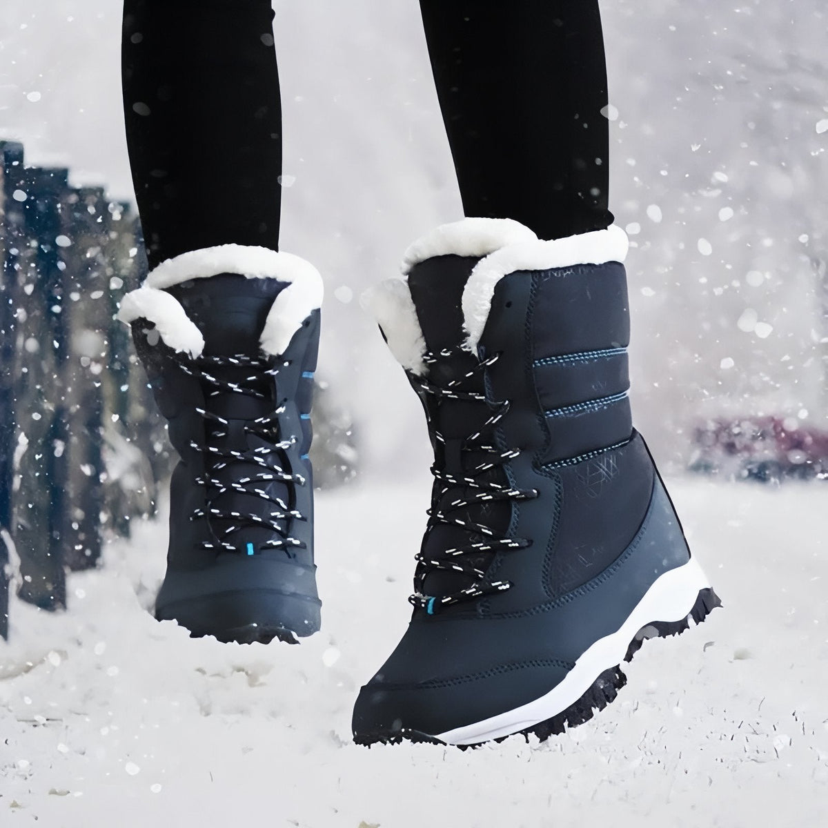 Bottes randonnée neige fourrées pour hiver froid | Esprit Baroudeur