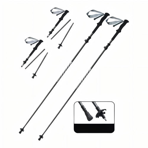 Bâton de Randonnée Pliable Carbone