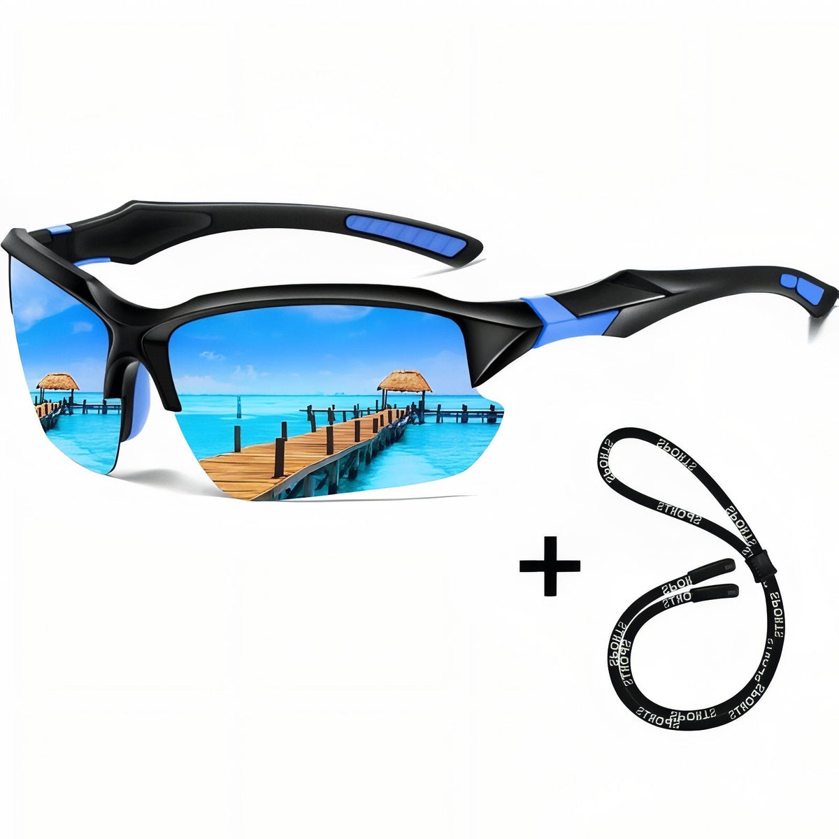 Lunettes de randonnée polarisées avec cordon de maintien | Esprit Baroudeur