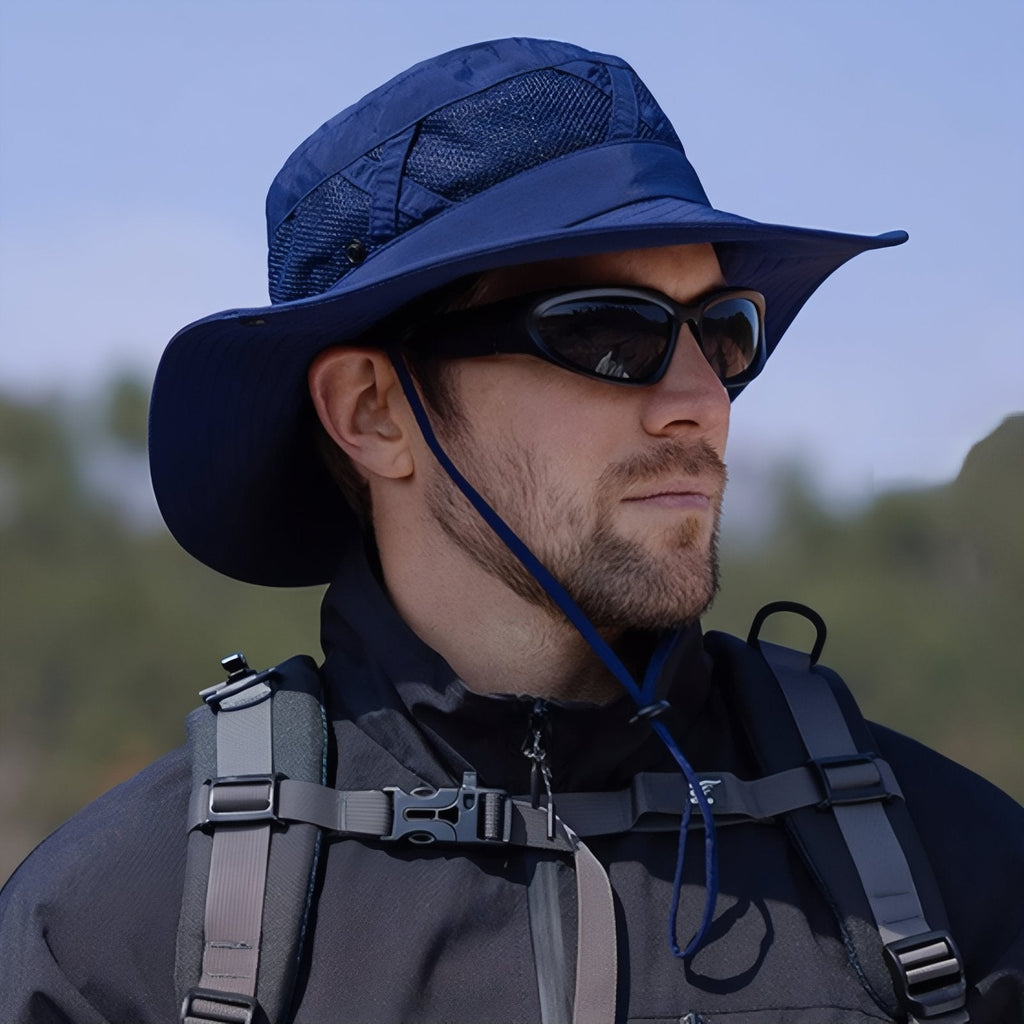 Chapeau randonnée aéré protection soleil