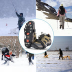 Crampons anti-glisse randonnée 11 pointes acier | Esprit Baroudeur
