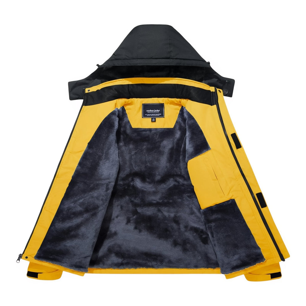 Veste chaude randonnée doublée polaire imperméable hiver | Esprit Baroudeur