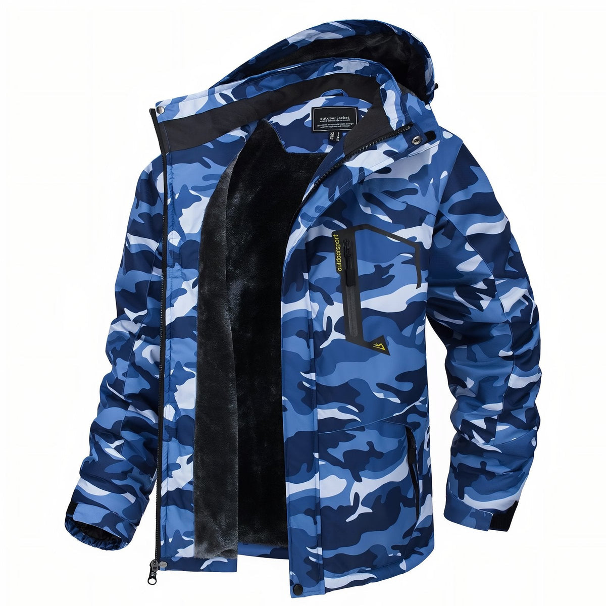 Veste camouflage randonnée imperméable doublée capuche | Esprit Baroudeur