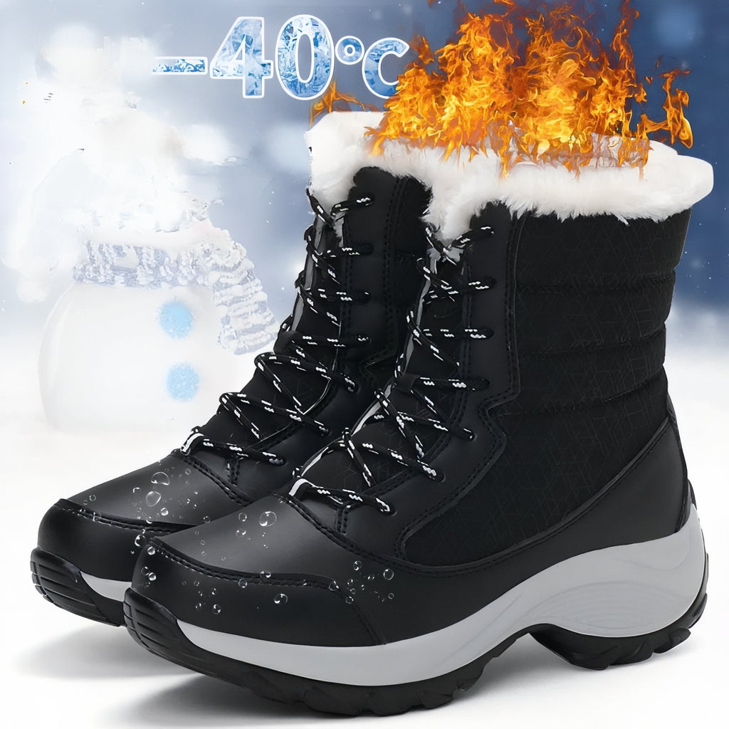 Bottes randonnée neige fourrées pour hiver froid | Esprit Baroudeur