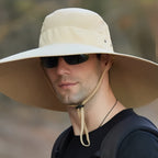 Chapeau à large bord randonnée avec protection solaire | Esprit Baroudeur