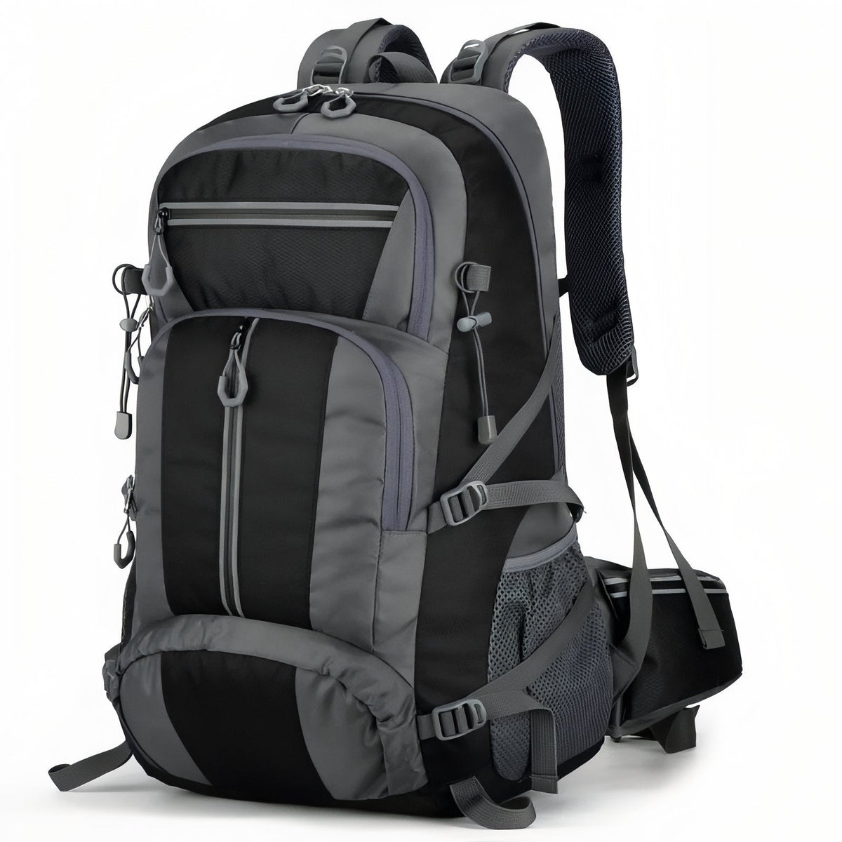 Sac à dos randonnée 55L compartiments multiples trekking | Esprit Baroudeur