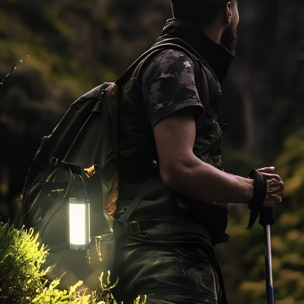 Lanterne puissante rechargeable LED camping suspendue | Esprit Baroudeur