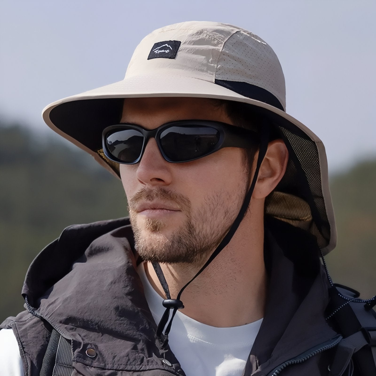 Chapeau randonnée protection nuque  anti-UV