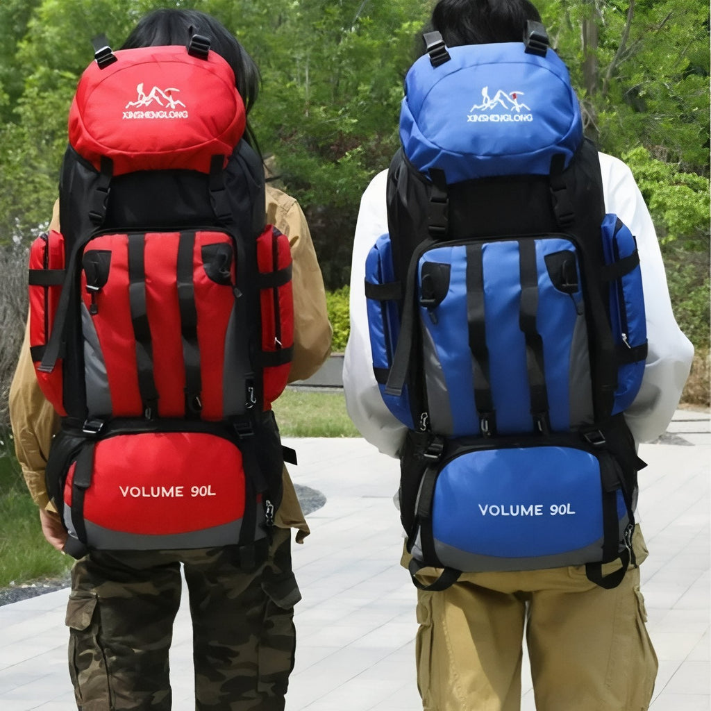 Sac à dos trekking 90L grande randonnée avec armature | Esprit Baroudeur