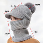 Bonnet casquette écharpe 3 en 1 hiver chaud | Esprit Baroudeur