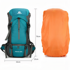 Sac à dos randonnée 70L avec housse de pluie | Esprit Baroudeur