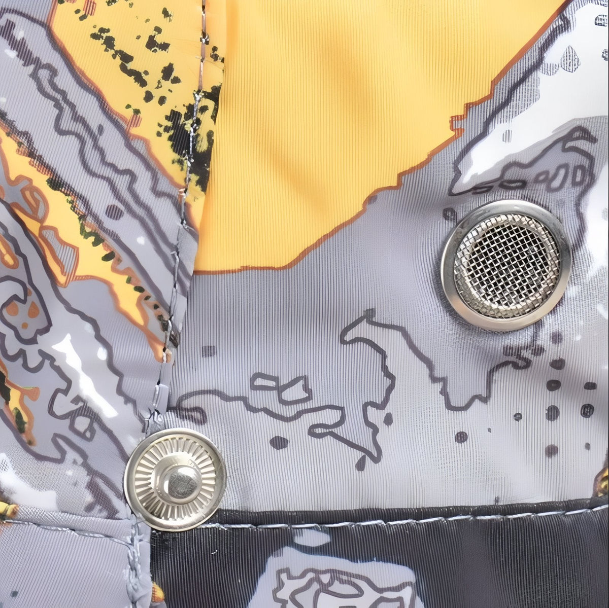 Chapeau randonnée camouflage à large bord avec jugulaire | Esprit Baroudeur