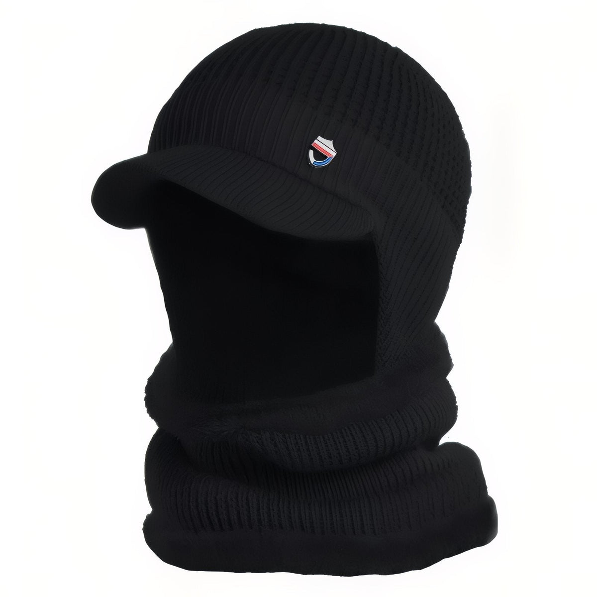 Casquette cagoule tricot avec tour de cou hiver | Esprit Baroudeur