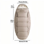 Sac de couchage XXL extra large 3 saisons – Esprit Baroudeur