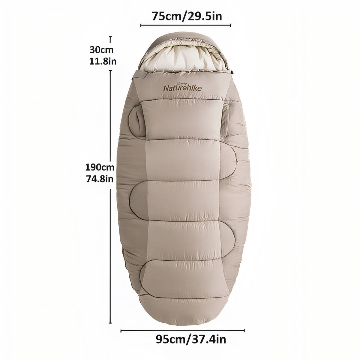 Sac de couchage XXL extra large 3 saisons – Esprit Baroudeur
