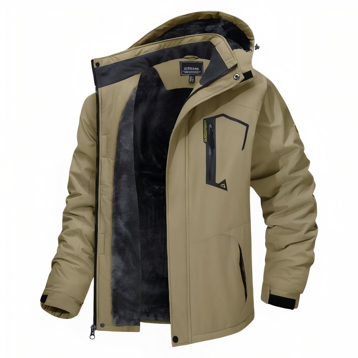 Veste chaude randonnée doublée polaire imperméable hiver | Esprit Baroudeur
