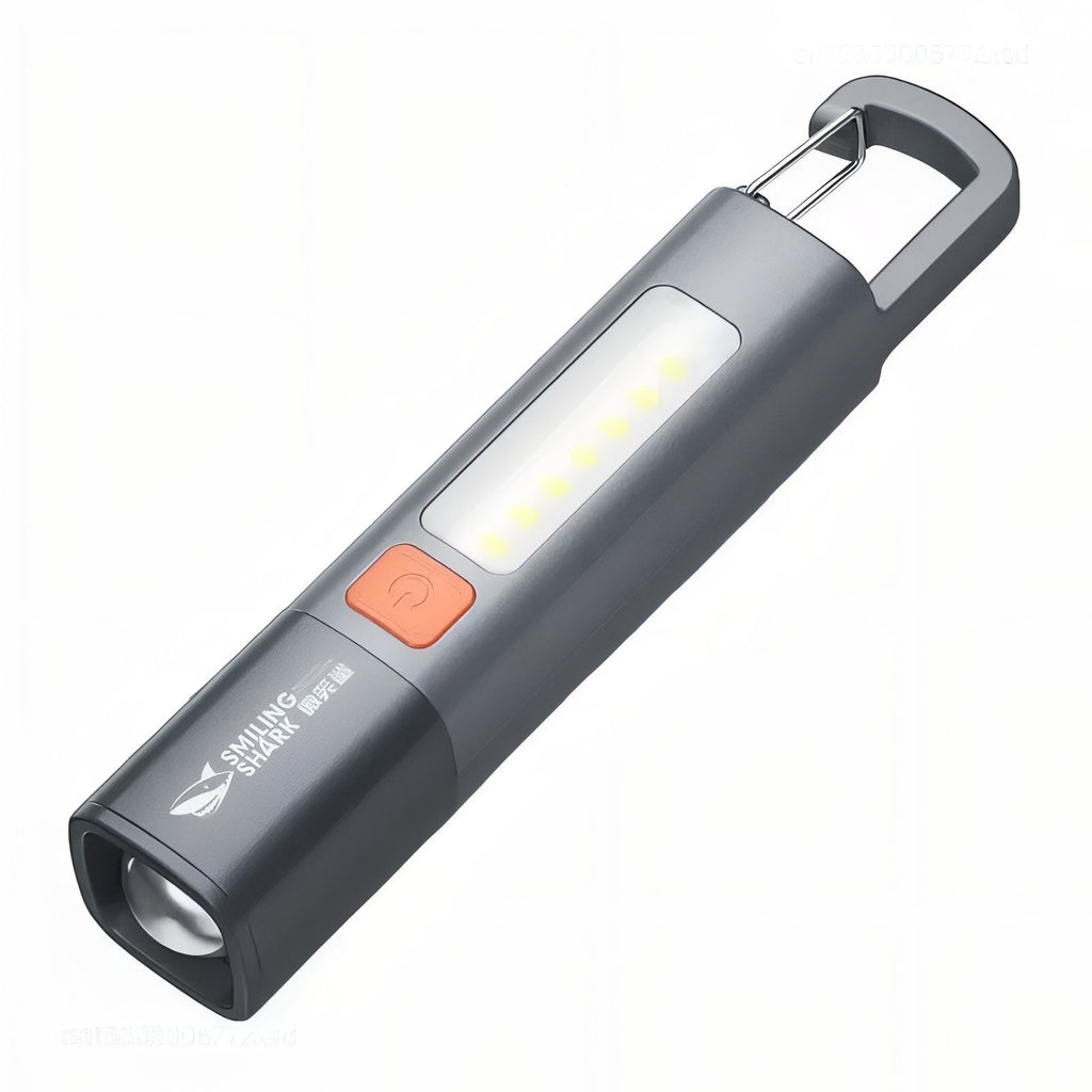 Lampe de poche randonnée rechargeable USB avec mousqueton | Esprit Baroudeur