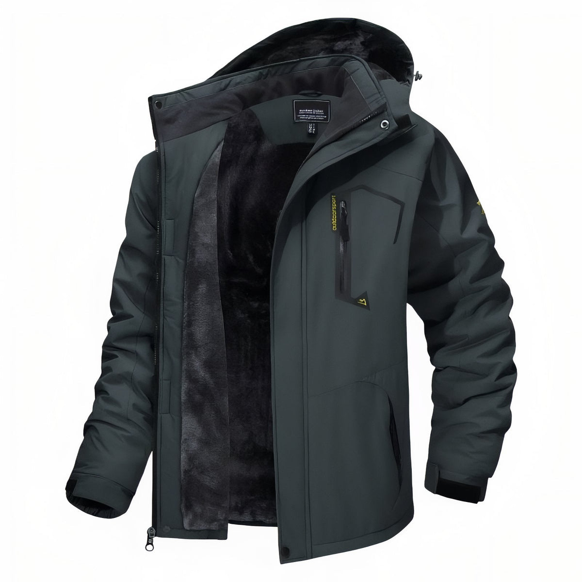 Veste chaude randonnée doublée polaire imperméable hiver | Esprit Baroudeur