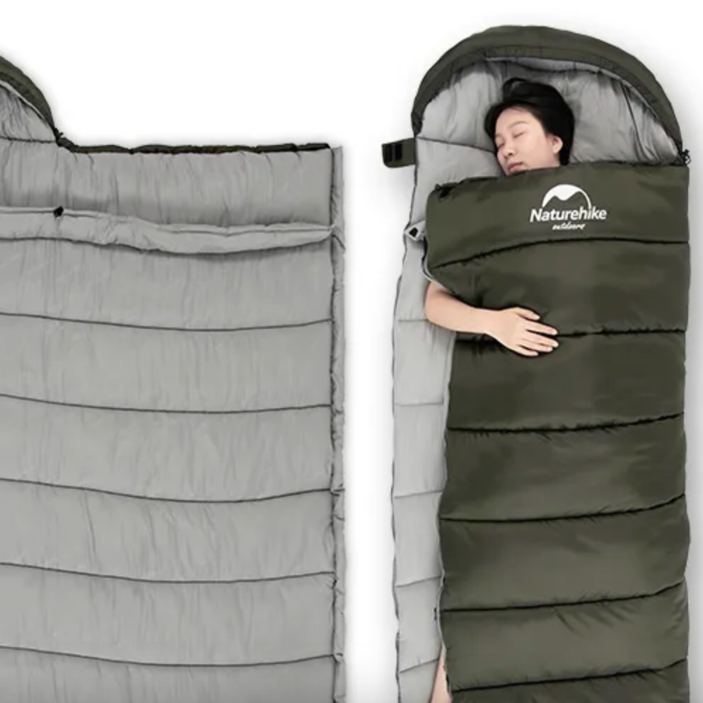Sac de couchage couverture 0°C à capuche jumelable – Esprit Baroudeur