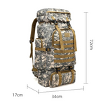 Sac à dos de randonnée 80L grande capacité trekking | Esprit Baroudeur