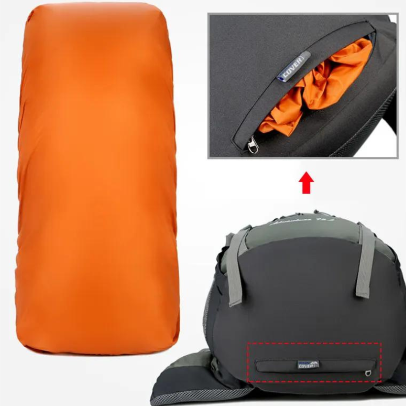 Sac à dos trekking 75L grande randonnée avec armature | Esprit Baroudeur