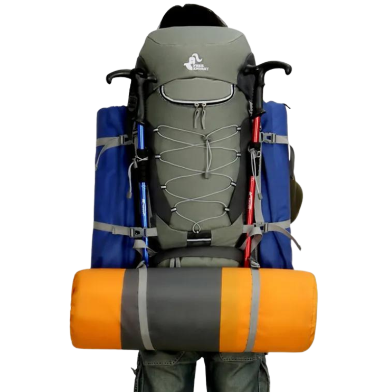 Sac à dos trekking 75L grande randonnée avec armature | Esprit Baroudeur