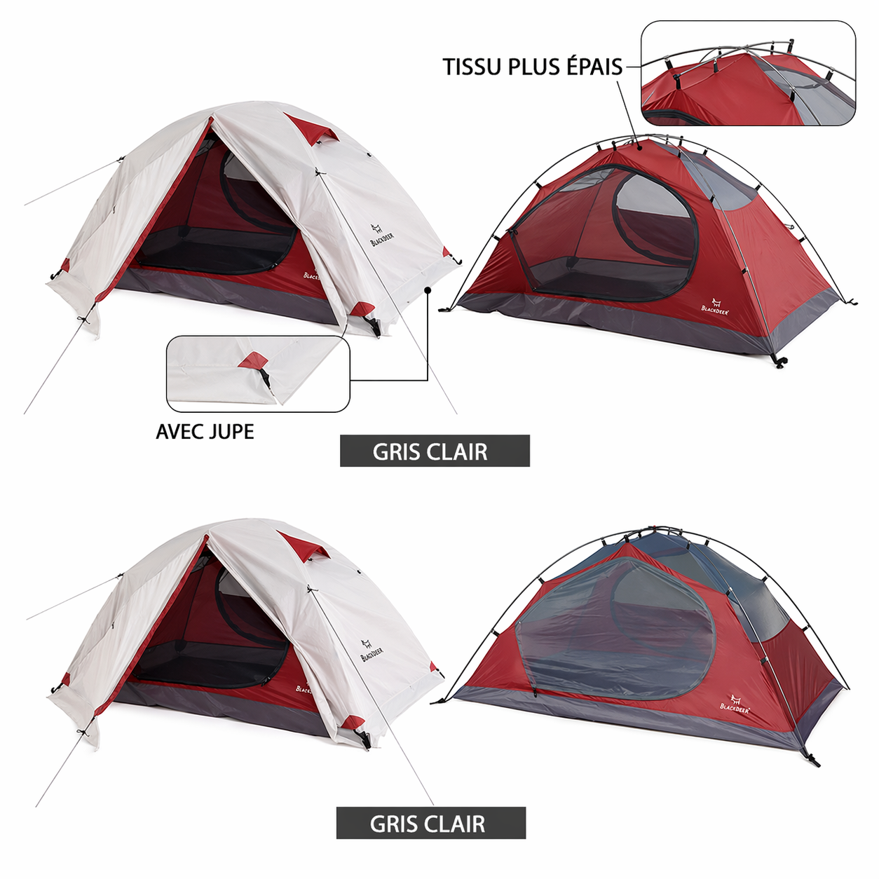 Tente de Camping et Randonnée | 2 Places